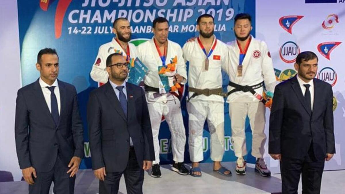Faisal Al Ketbi, Jiu Jitsu, Ulaanbaatar, Yahya Al Hammadi, Sultan Al Ali, gold medal, bronze medal, Mohamed Ali Alsuwaidi