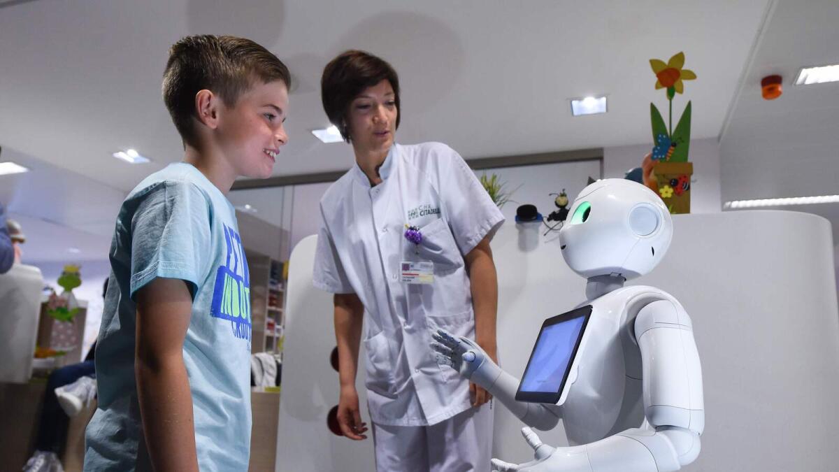 Emergency? This robot hospital receptionist will help you feel better