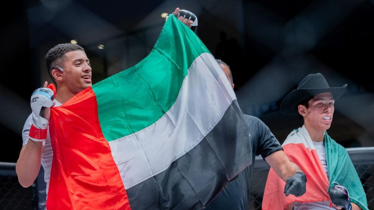 UAE fighters won four gold medals at the  IMMAF Youth World Championships. - Supplied Photo