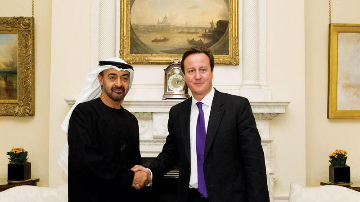 Mohamed bin Zayed gets phone call from David Cameron
