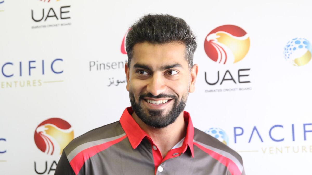 UAE captain Ahmed Raza. (KT file)