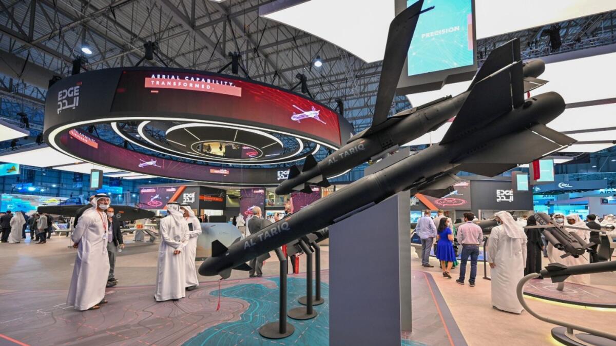 Over 160 advanced aircraft on display as biggest-ever fair opens, Dubai Airshow began at Al Maktoum International Airport, Dubai World Central, on Sunday with more than 1,200 exhibitors taking part in the five-day show. Photo: M. Sajjad