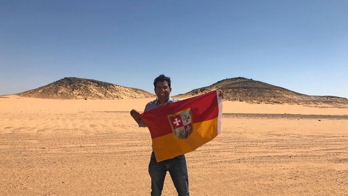 24-year-old Indian claims land near Egypt, declares himself king