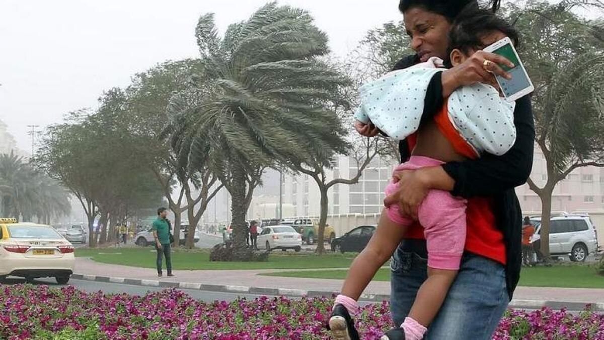 Weekend weather: Warning of blowing dust, rain for UAE residents