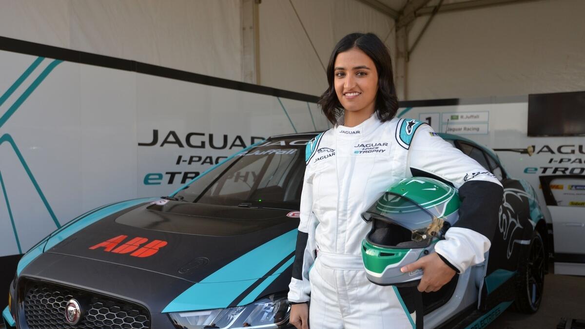 First Saudi woman driver to race car 