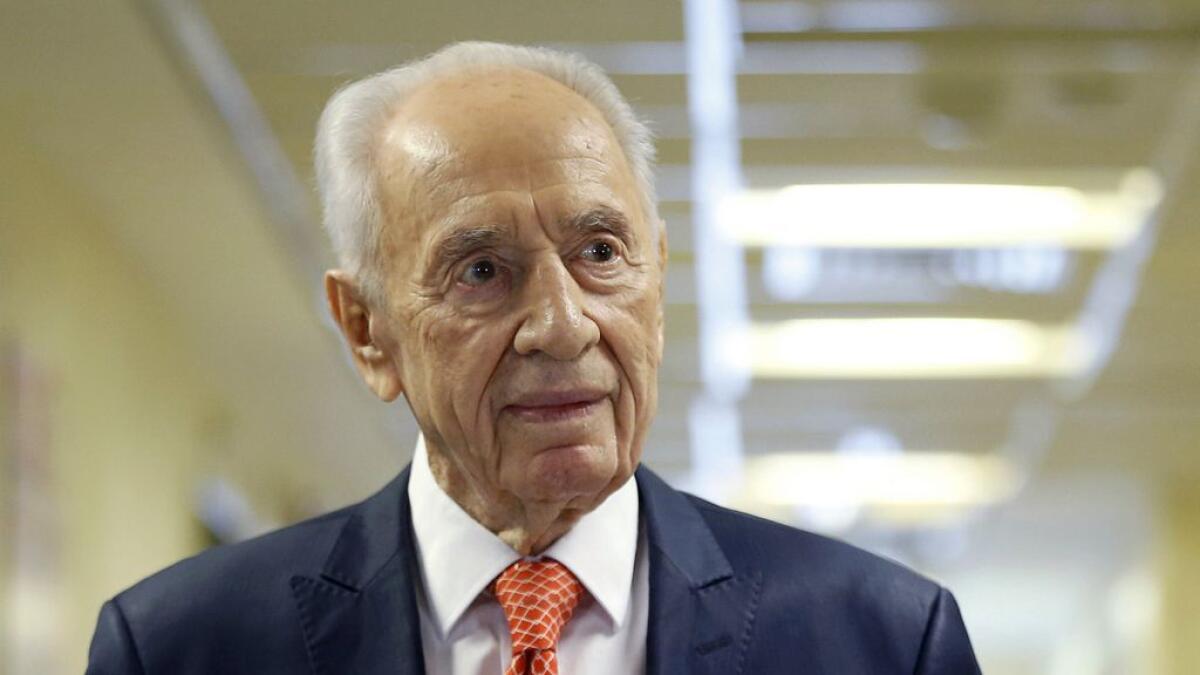 Israels Shimon Peres sedated after stroke: Office