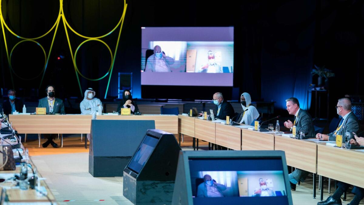 Expo steering committee meeting in Dubai. — Wam