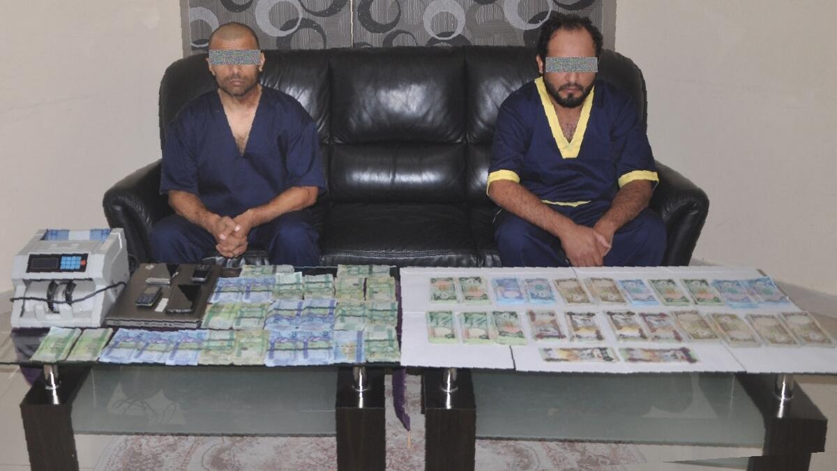 Dh132,000 seized from fake currency gang in UAE