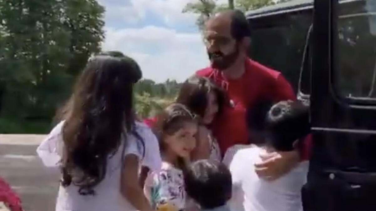 Video: Sheikh Mohammed spends birthday with grandkids