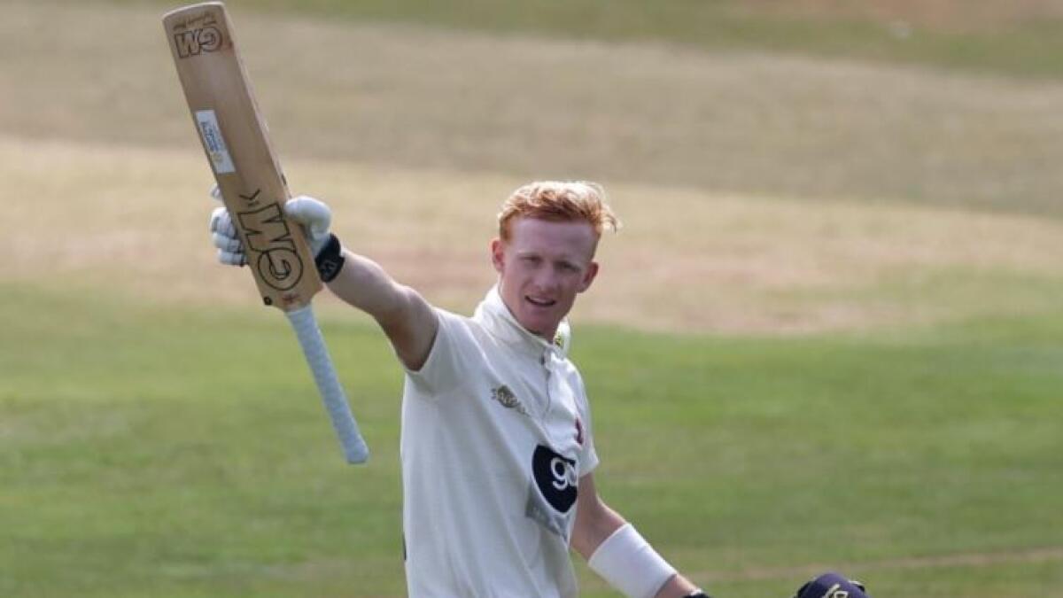 Against Sussex, the 19-year-old had broken multiple records on his way to an unbeaten 238 in his team's victory. (Twitter)