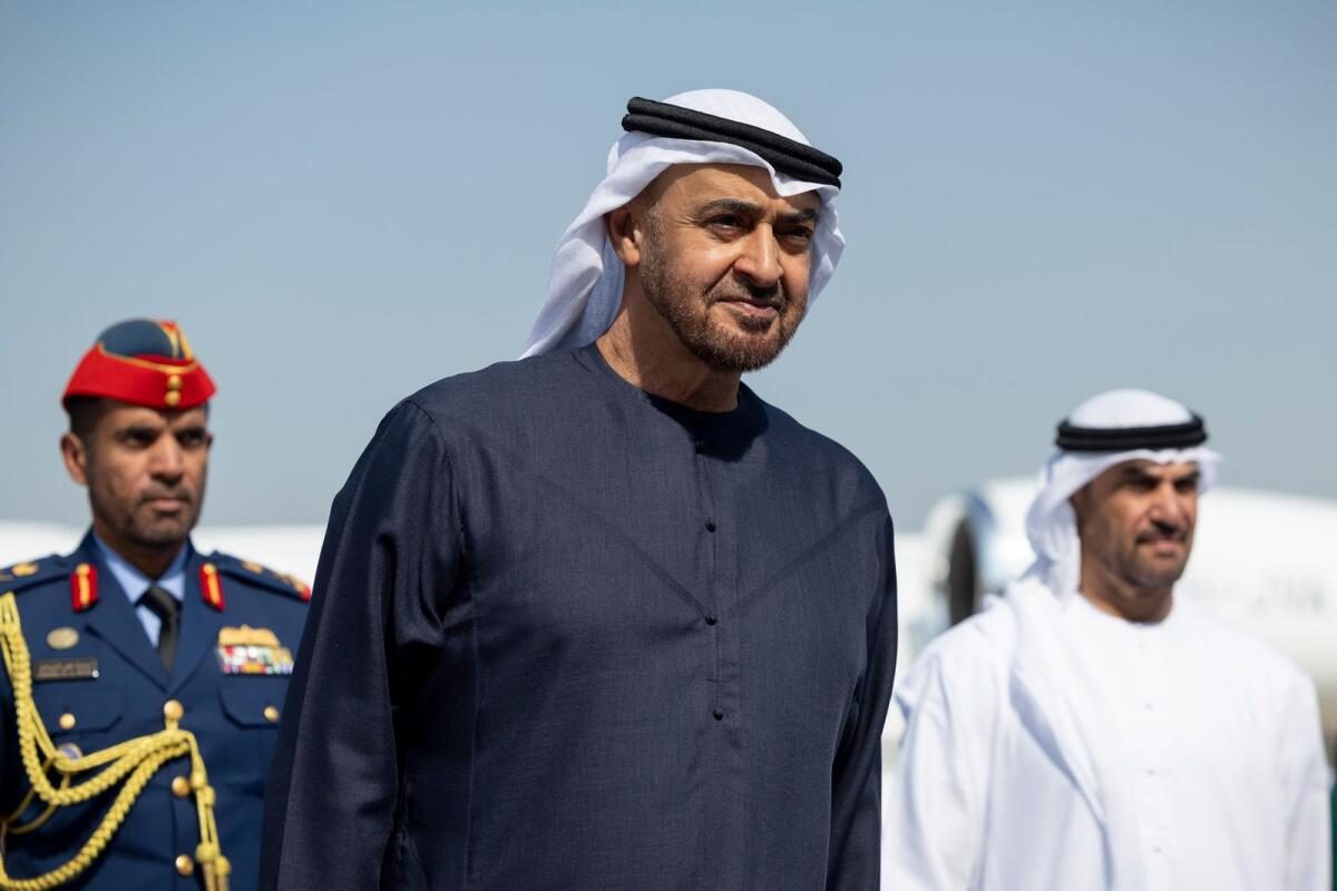 UAE President, His Highness Sheikh Mohamed bin Zayed Al Nahyan