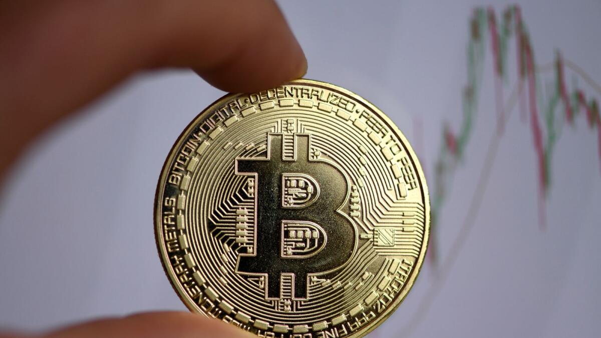 Bitcoin has been on a meteoric rise since March last year, when it stood at $5,000, spurred by online payments giant PayPal saying it would allow account holders to use cryptocurrency. — AFP file