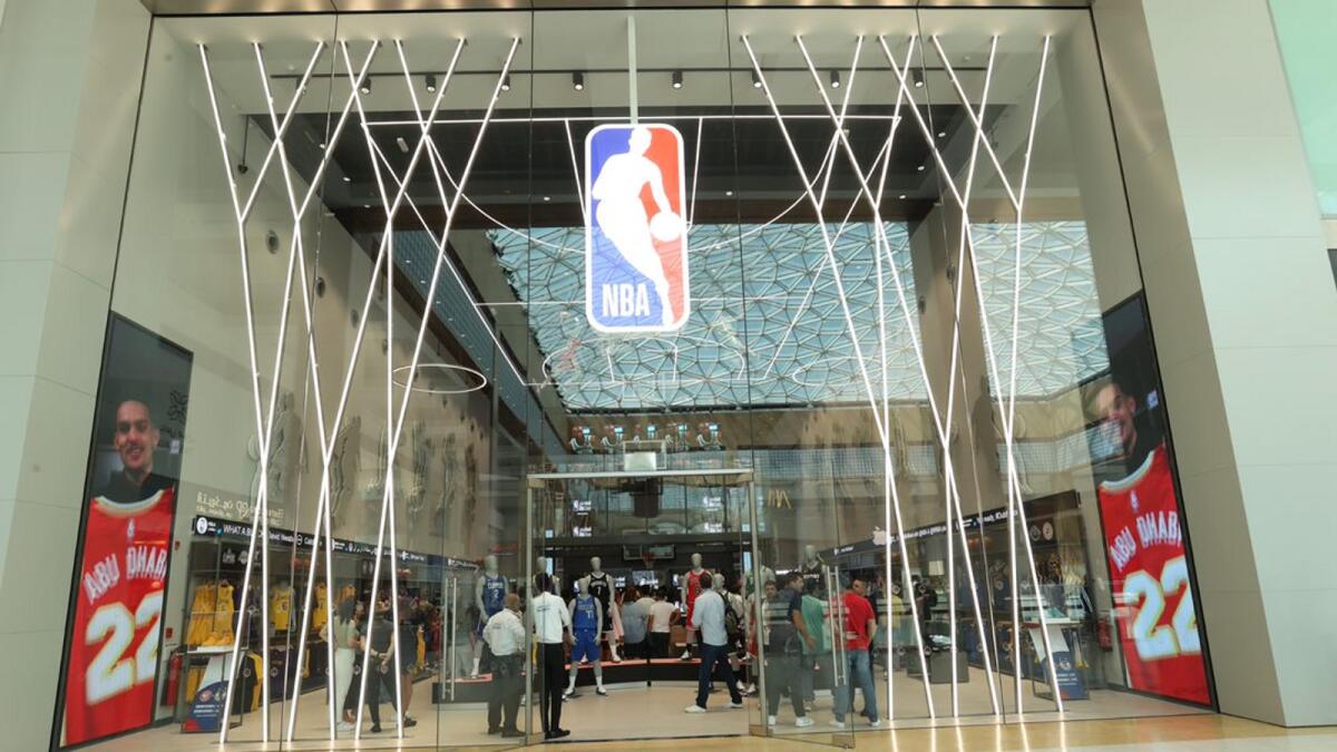 The UAE’s first NBA Store. — Supplied photo