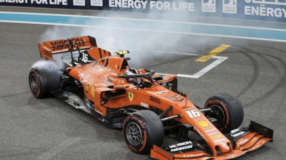 Ferrari, fuel irregularity, Abu Dhabi Grand Prix, Charles Leclerc