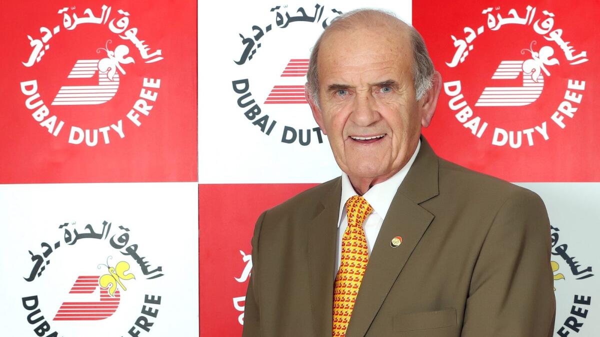 Colm McLoughlin, executive vice-chairman and CEO of Dubai Duty Free, said Dubai Duty free is heading into a busy sales period for the last quarter. — Supplied photo