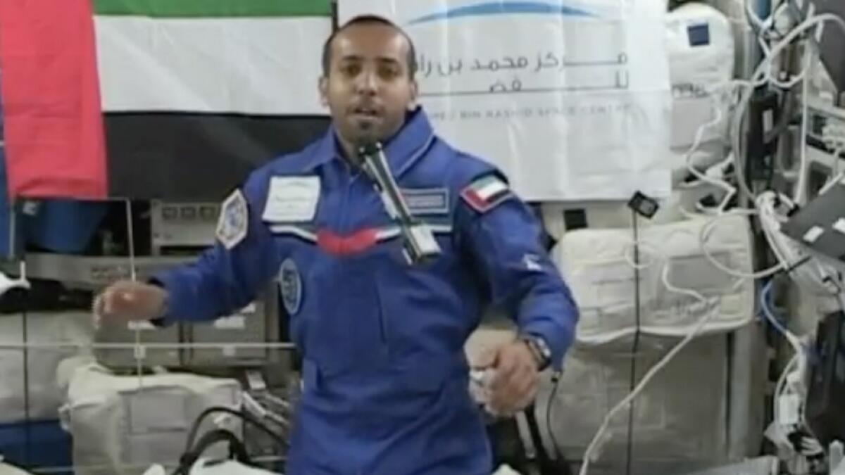hazzaa almansoori, uae, first emirati astronaut, iss, sheikh mohammed, dubai, hazza