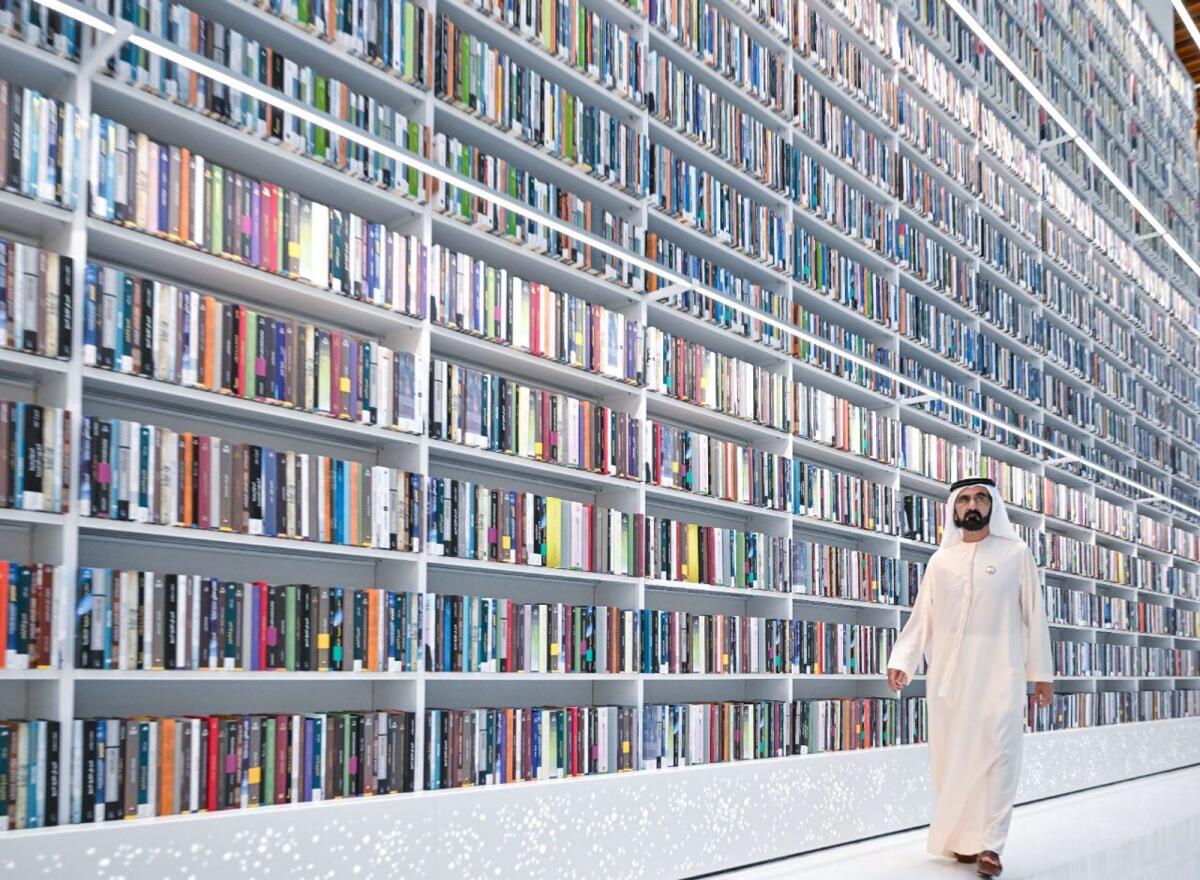 Mohammed bin Rashid Library. Photo: Twitter/@HHShkMohd
