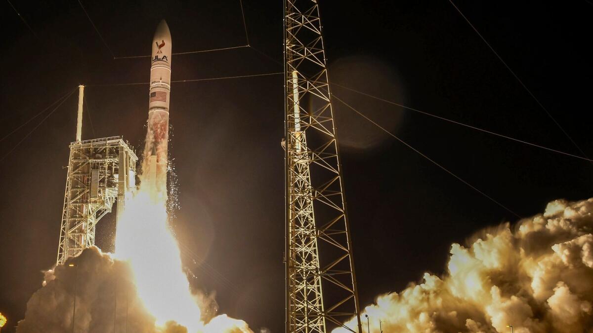 A United Launch Alliance Vulcan rocket lifts off from Cape Canaveral Space Force Station. — AP