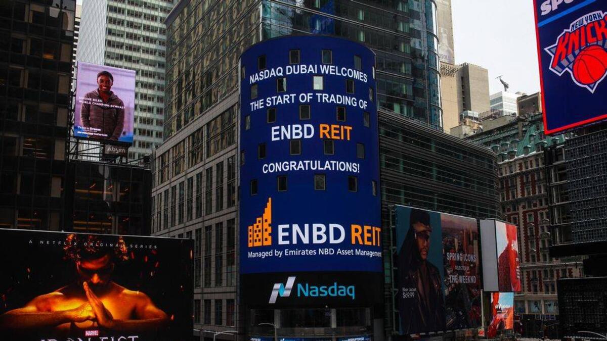 ENBD Reit’s Loan-to-Value (LTV) ratio has increased to 49.6 per cent .
