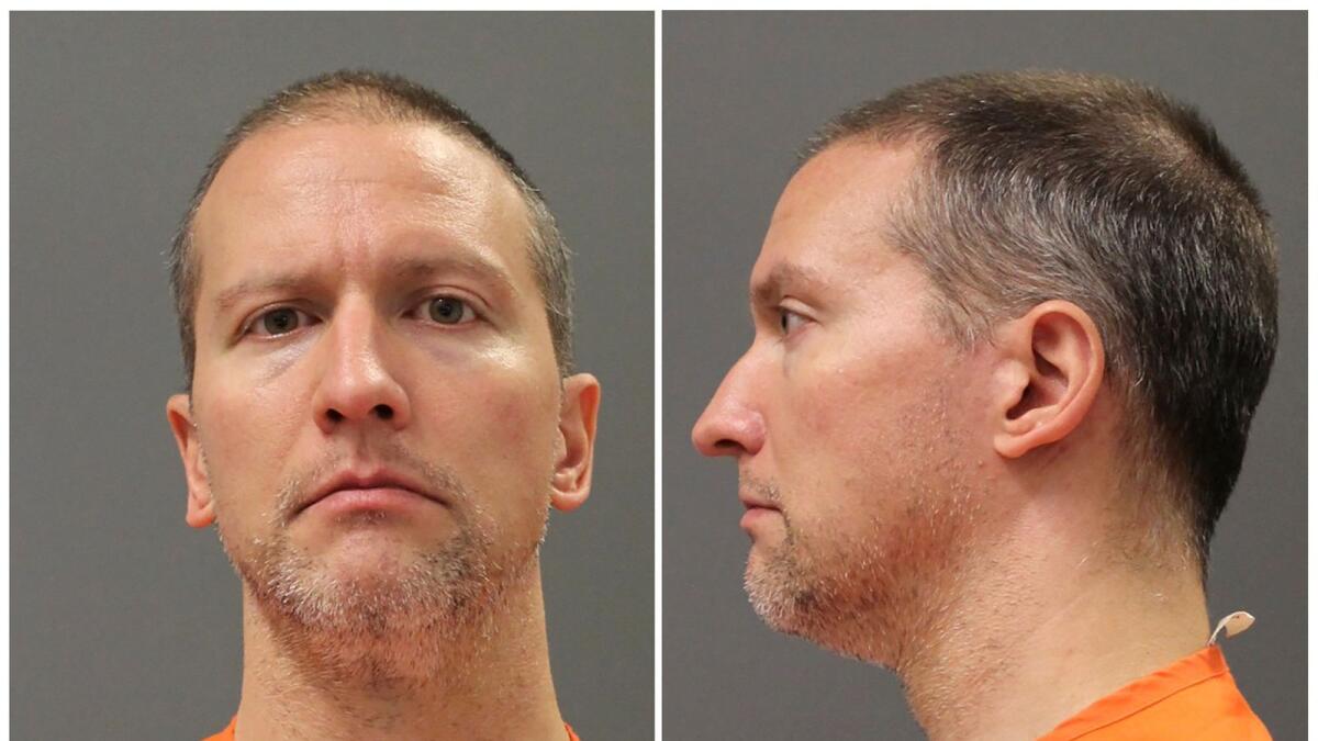 Former Minneapolis police officer Derek Chauvin poses for an undated booking photograph taken after he was transferred from a county jail to a Minnesota Department of Corrections state facility.