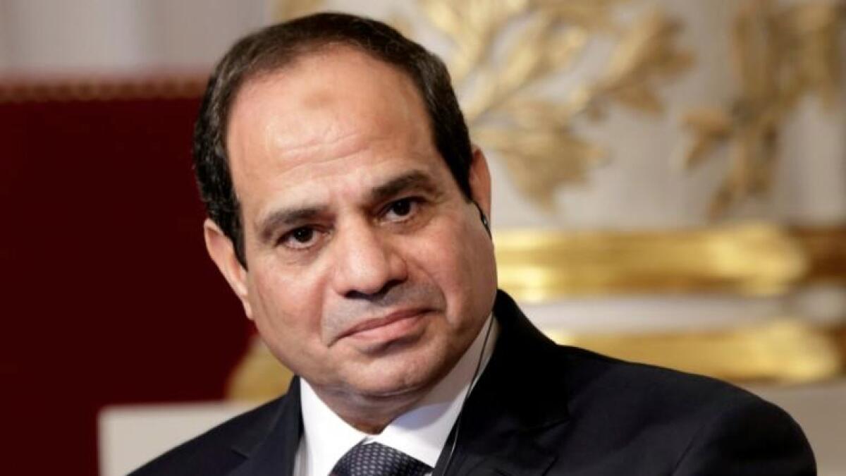 Two-state solution only way to end Palestinian-Israeli conflict:  Sisi