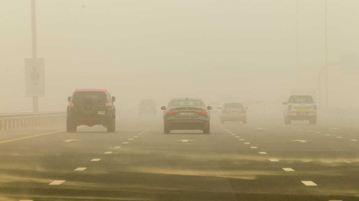 Video: Surprise dust storm, rain hit parts of UAE