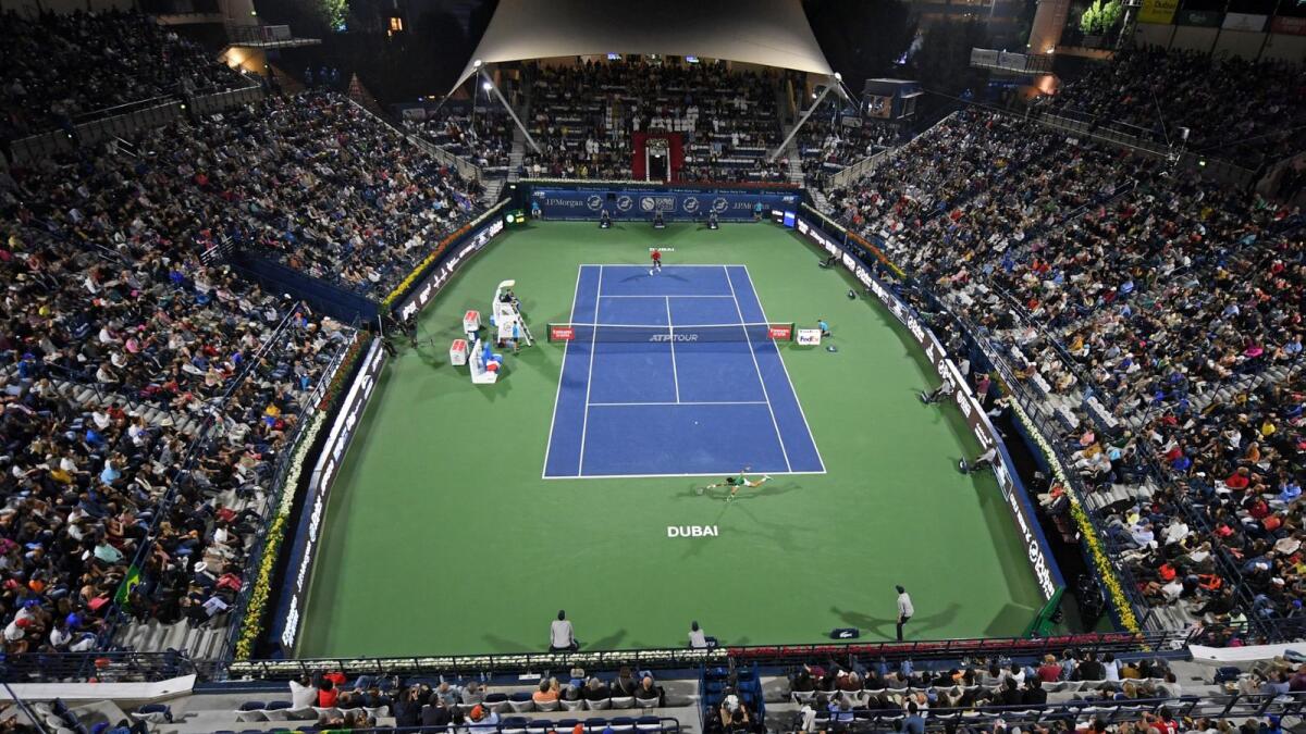 The Dubai Duty Free Tennis Stadium has seen many of the best in the world of tennis, grace the sky-blue hardcourts, and left lasting memories for fans to savour. (AFP)