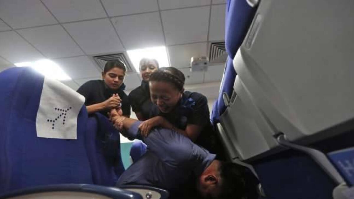 Violent passenger tied to seat on Dubai-New Delhi flight