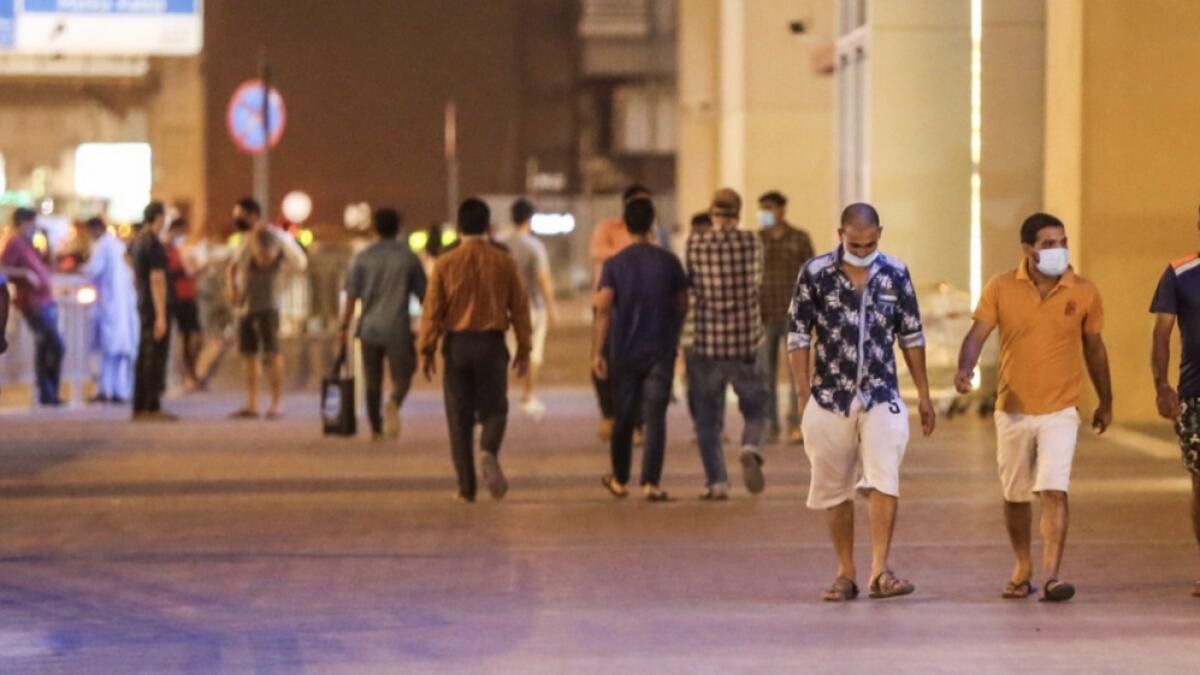 Residents shopping in Sharjah’s Al Al Wahda street on Thursday evening as UAE lifted all movement restrictions. People can move freely across the country at any time. Photo: M. Sajjad/Khaleej Times