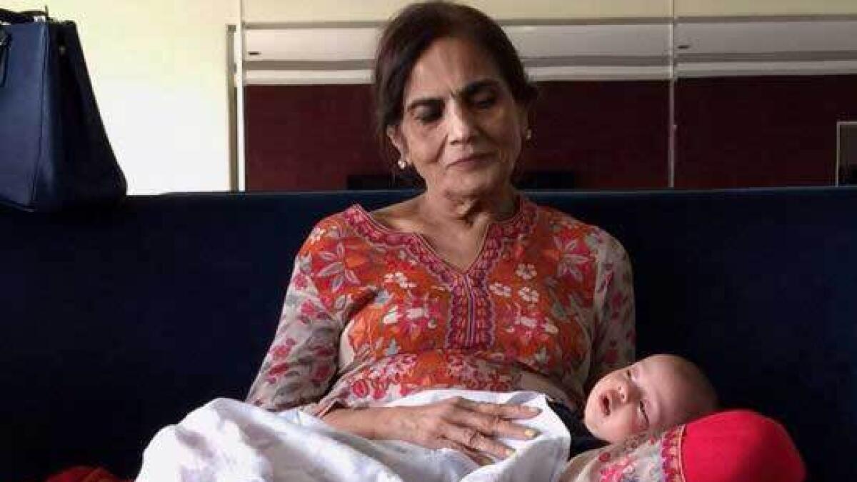 Salman Khan shares mothers pic with newborn nephew 