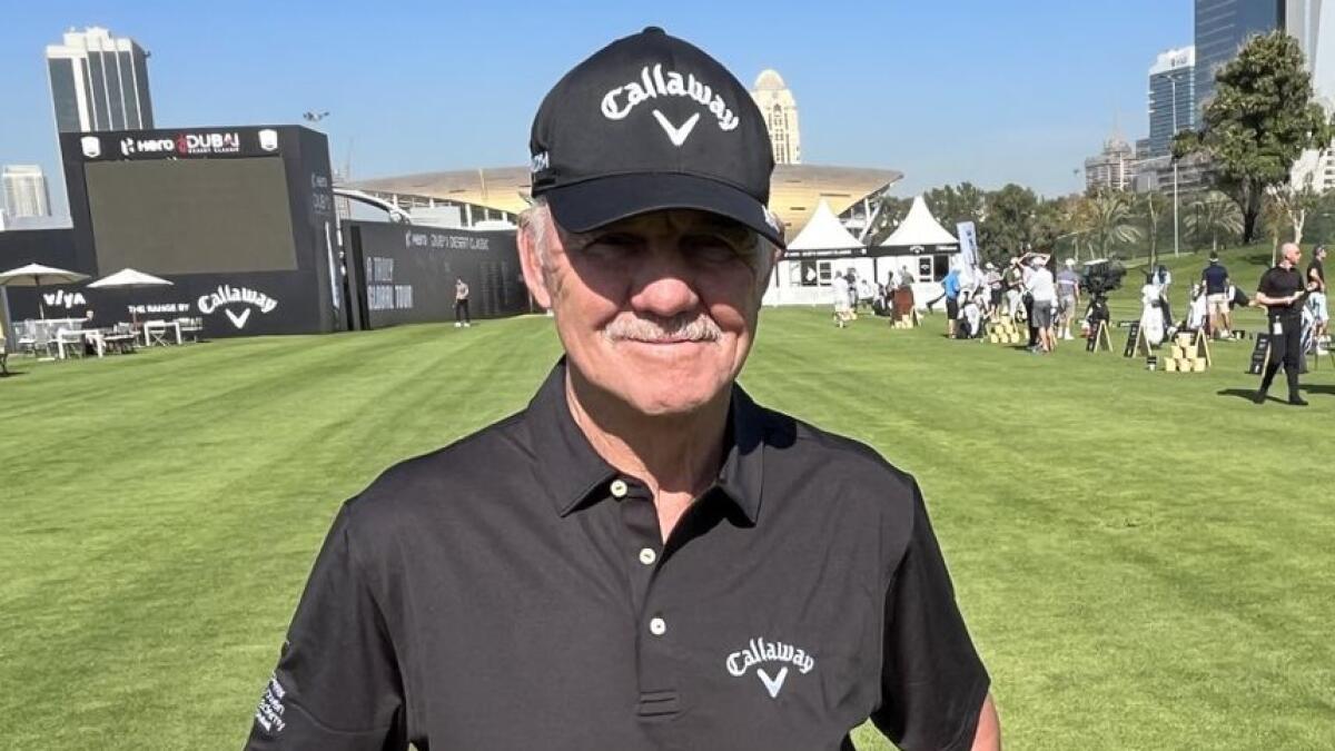 Peter Cowen was to be found in his favourite spot - the Range, earlier this week at the HERO Dubai Desert Classic at Emirates Golf Club.- Supplied photo