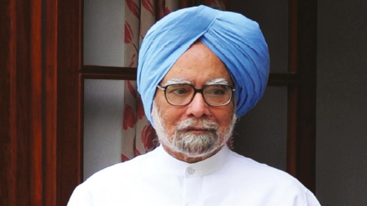 Former Indian Prime Minister Manmohan Singh asserted thatIndia had become a growth engine of the global economy. — AFP