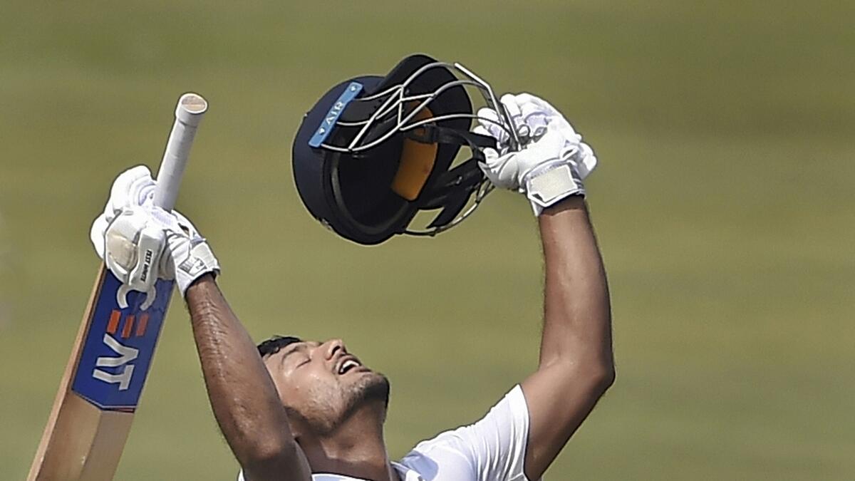 Agarwal double ton guides India to 502 against South Africa