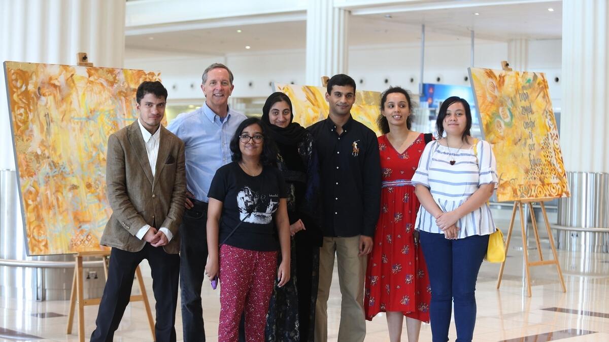 Students paint Zayed in myriad hues