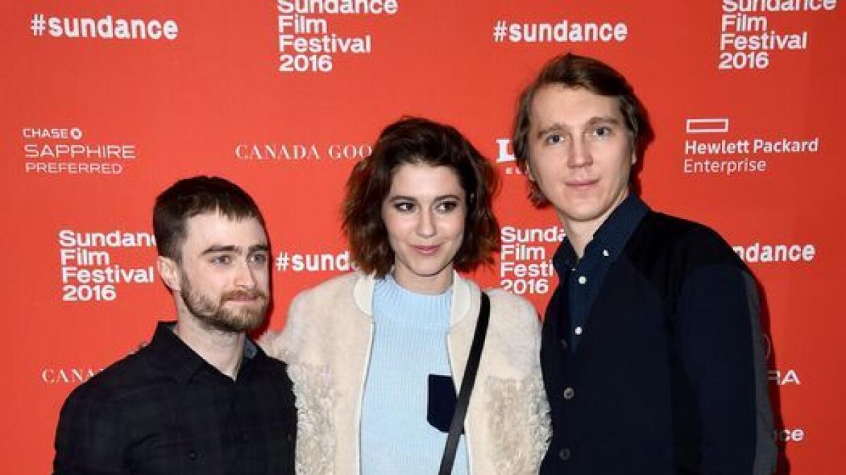 Winstead with Daniel Radcliffe and Paul Dano