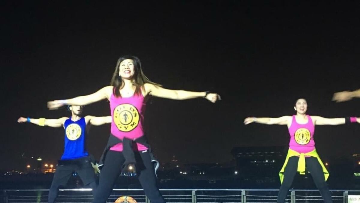 For her, “Zumba is a workout disguised as a dance party.- Supplied photo