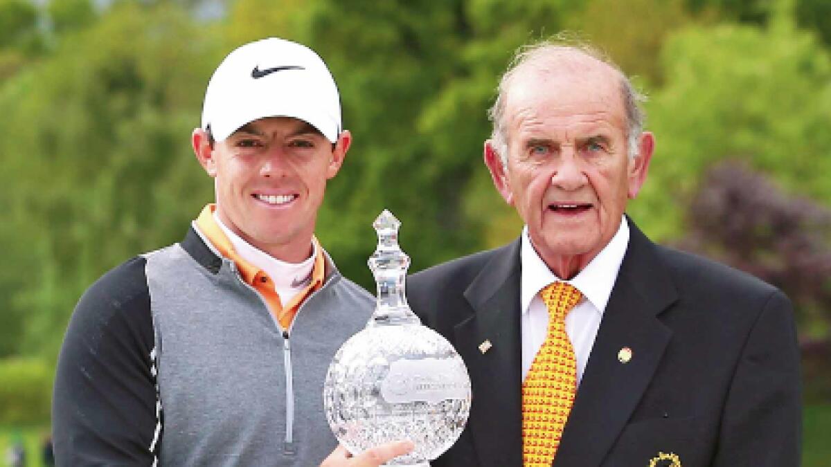 Colm Mcloughlin with Rory Mcilroy