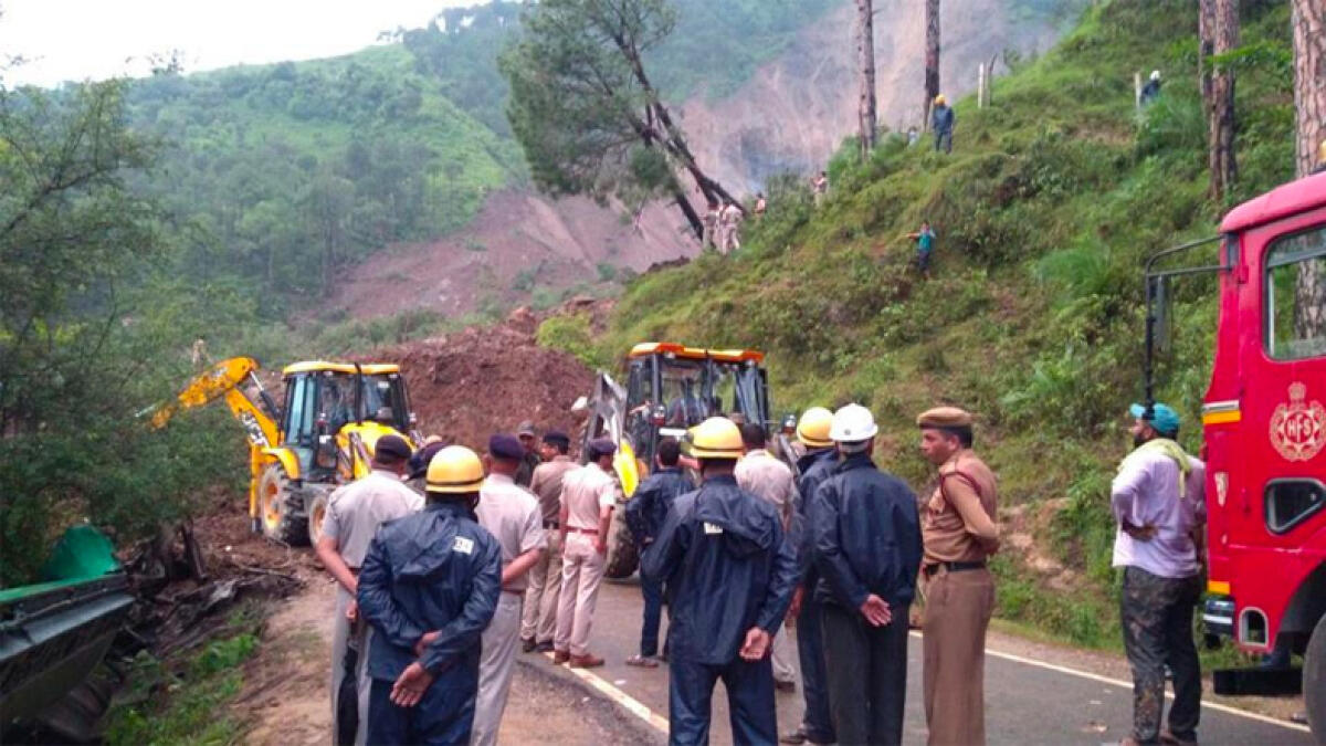 Eight dead, over 40 missing in Himachal landslide 