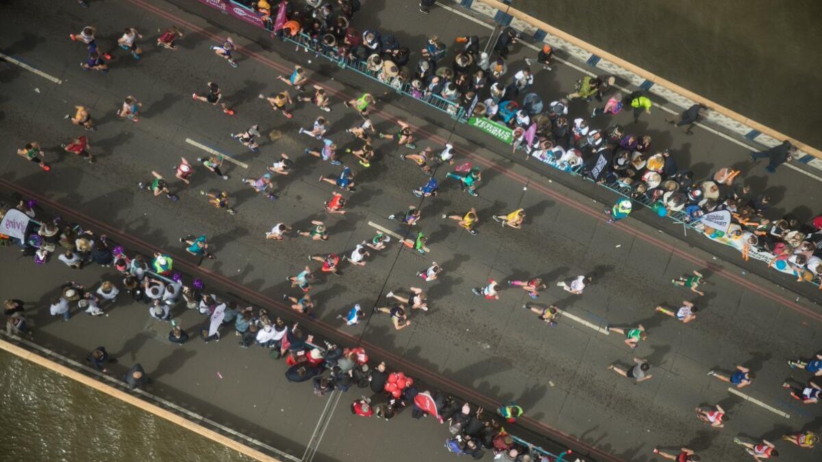 The London Marathon routinely attracts close to 40,000 participants