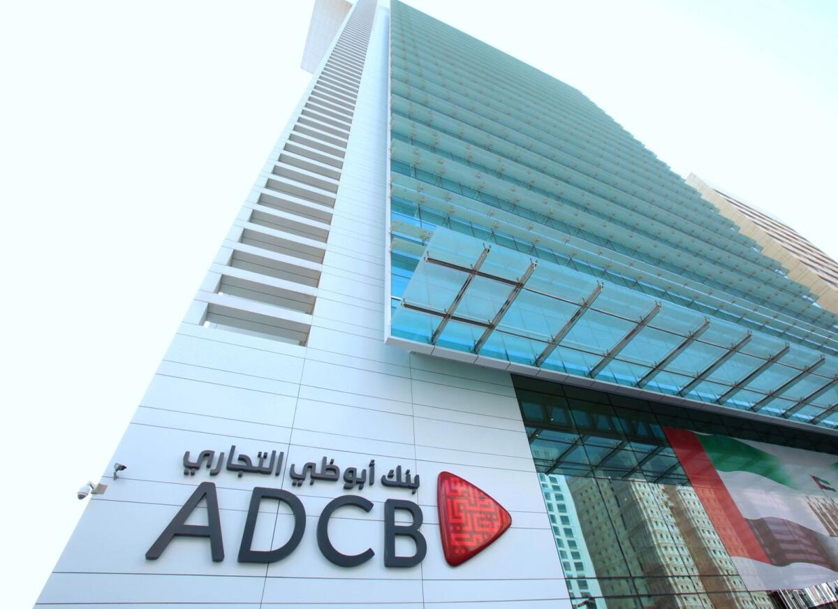 ADCB's net interest income in the quarter jumped to Dh2.851 billion, up 33 per cent from the same period last year - Supplied photo