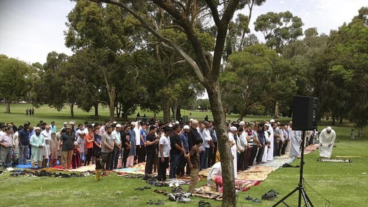 A group of Muslims held a special prayer in a park to pray for rain in Australia amid the bushfires and drought that have ravaged the continent.