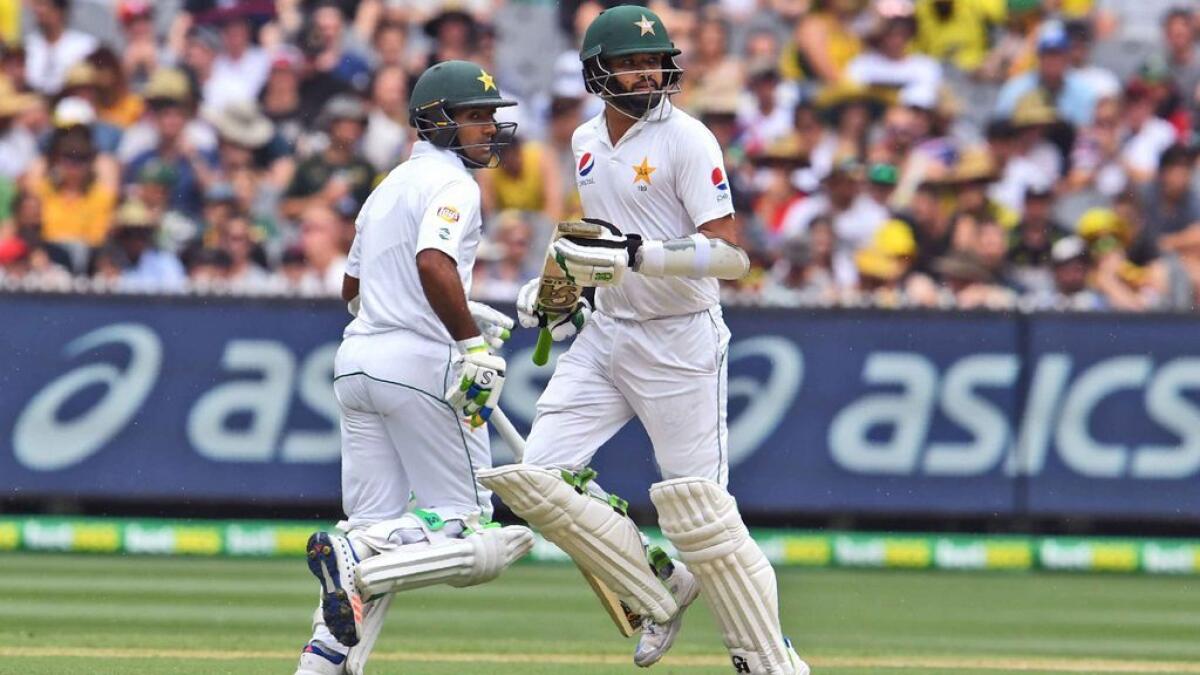 Cricket: Azhar shines with century on gloomy Melbourne day