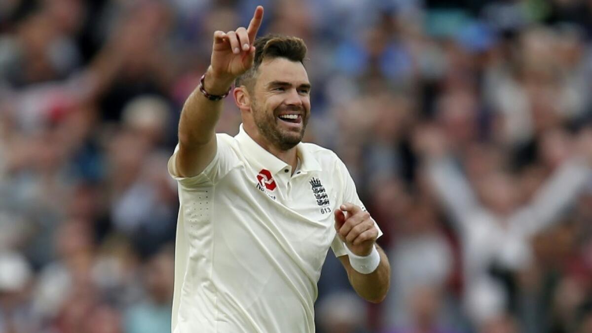 England bowler James Anderson. - AFP file