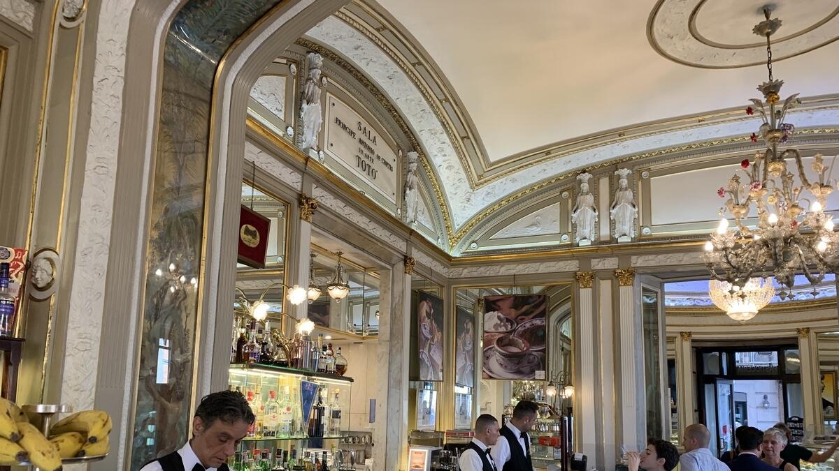 Gran Caffe Gambrinus, Naples, Italy  