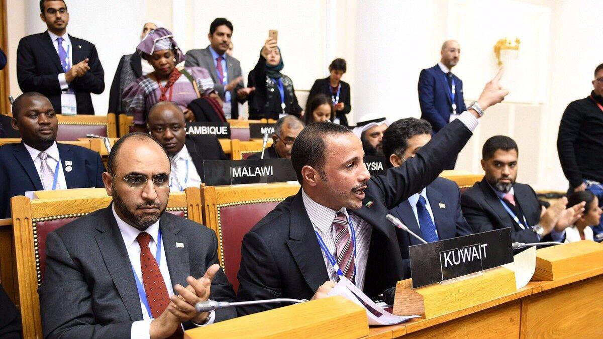 Video: Kuwait Amir commends Speaker on fiery pro-Palestinian speech