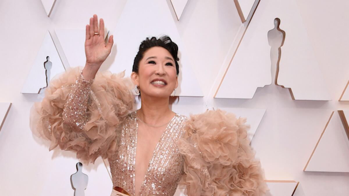 Sandra Oh’s puffer sleeves might not have gone down well with all, but for us she was a vision in her Elie Saab gown
