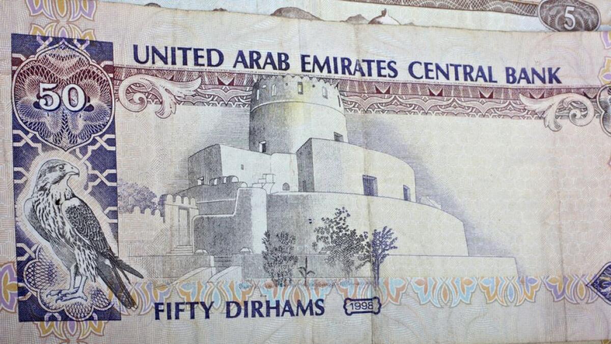 UAE currency Dirham liquidity strong