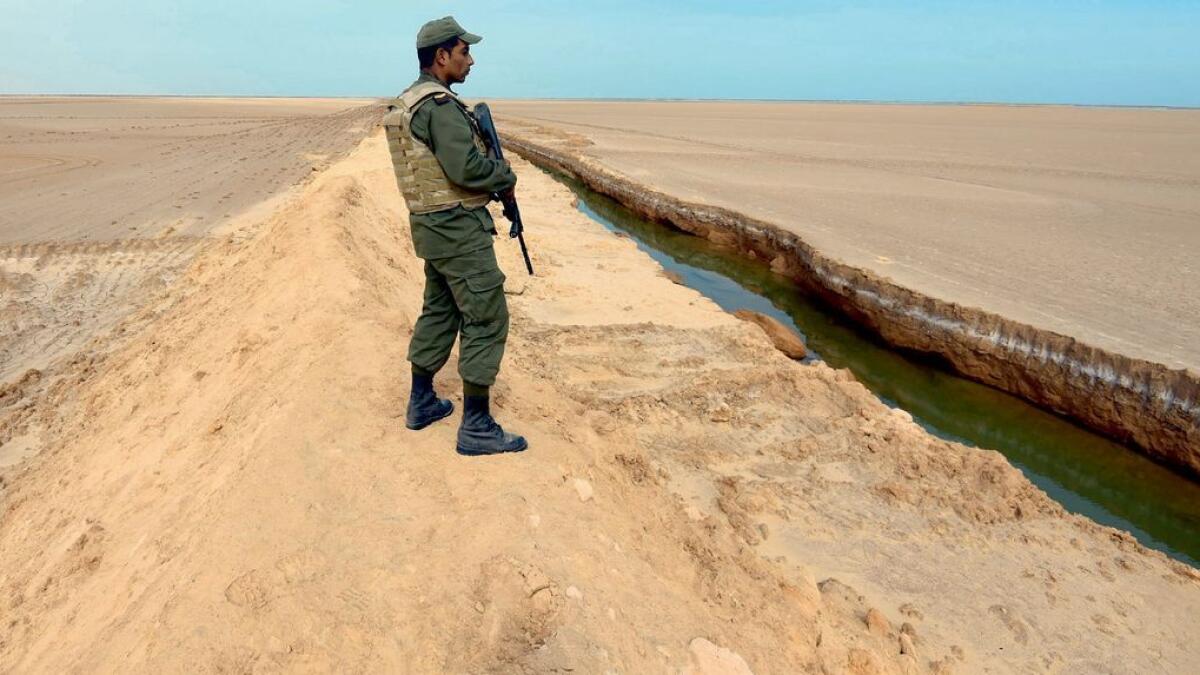 200km berms, water-filled trenches to keep Daesh at bay  
