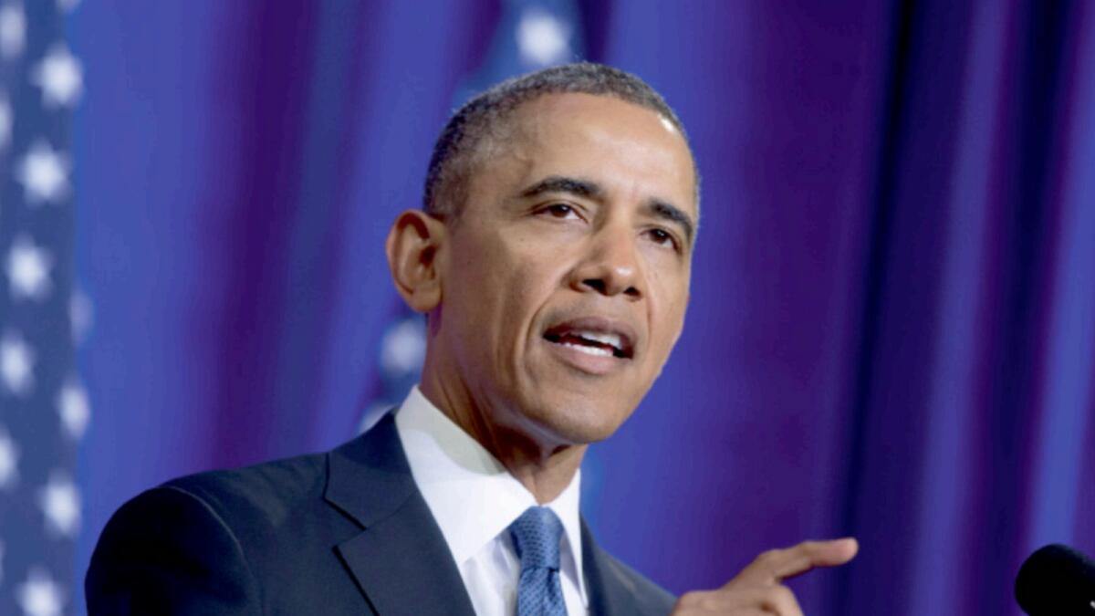 Barack Obama. — AP file
