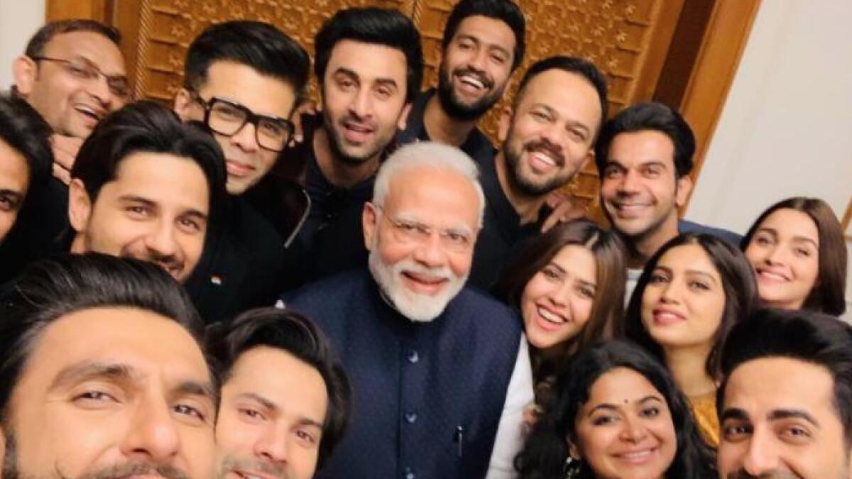 Bollywood stars meet PM Narendra Modi